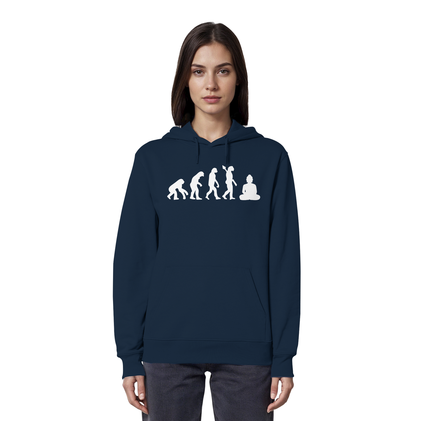 Evolution Buddha - Organic Hoodie
