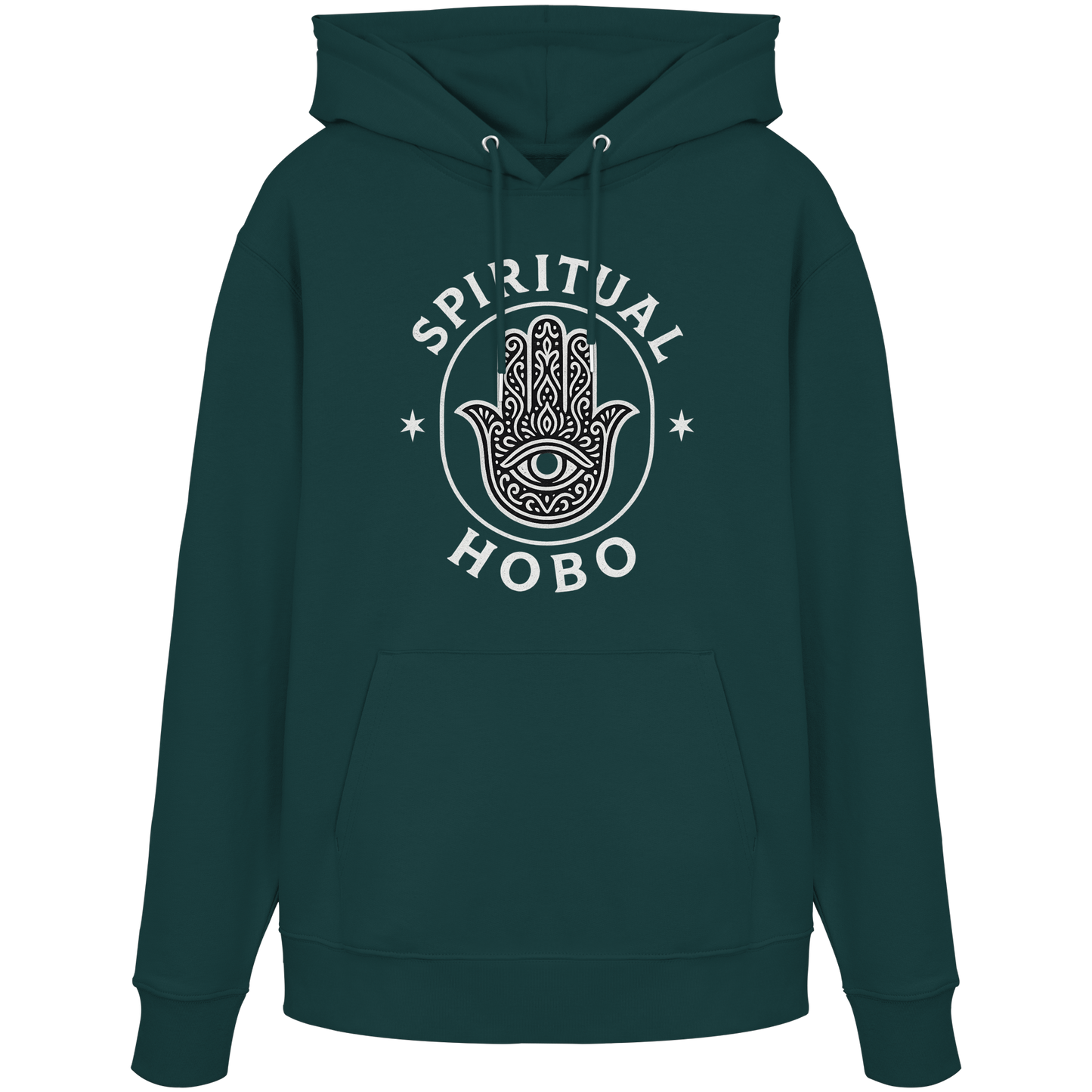 Spiritual Hobo Hamsa - Organic Hoodie