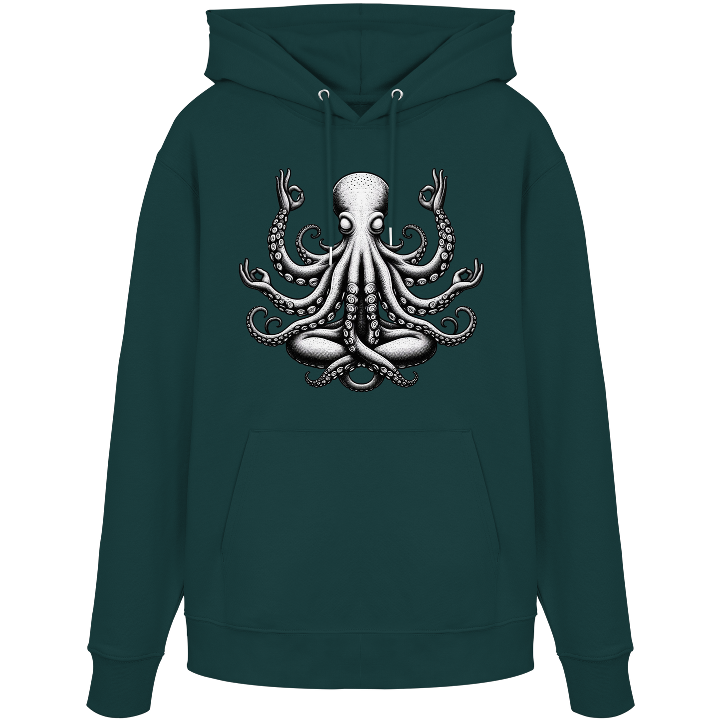 Oktopus in Meditation - Organic Hoodie