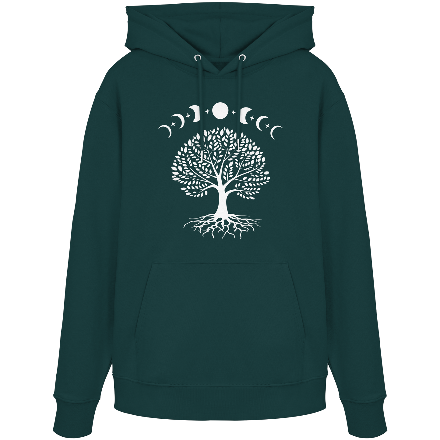 Mondphasen Lebensbaum - Organic Hoodie