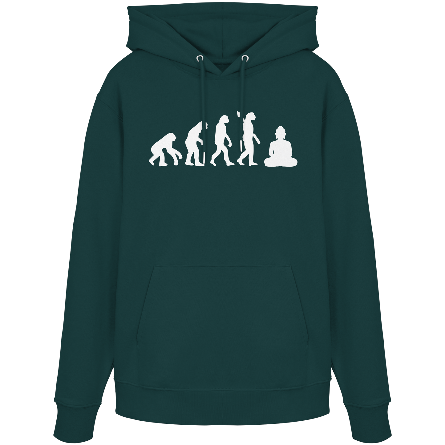 Evolution Buddha - Organic Hoodie