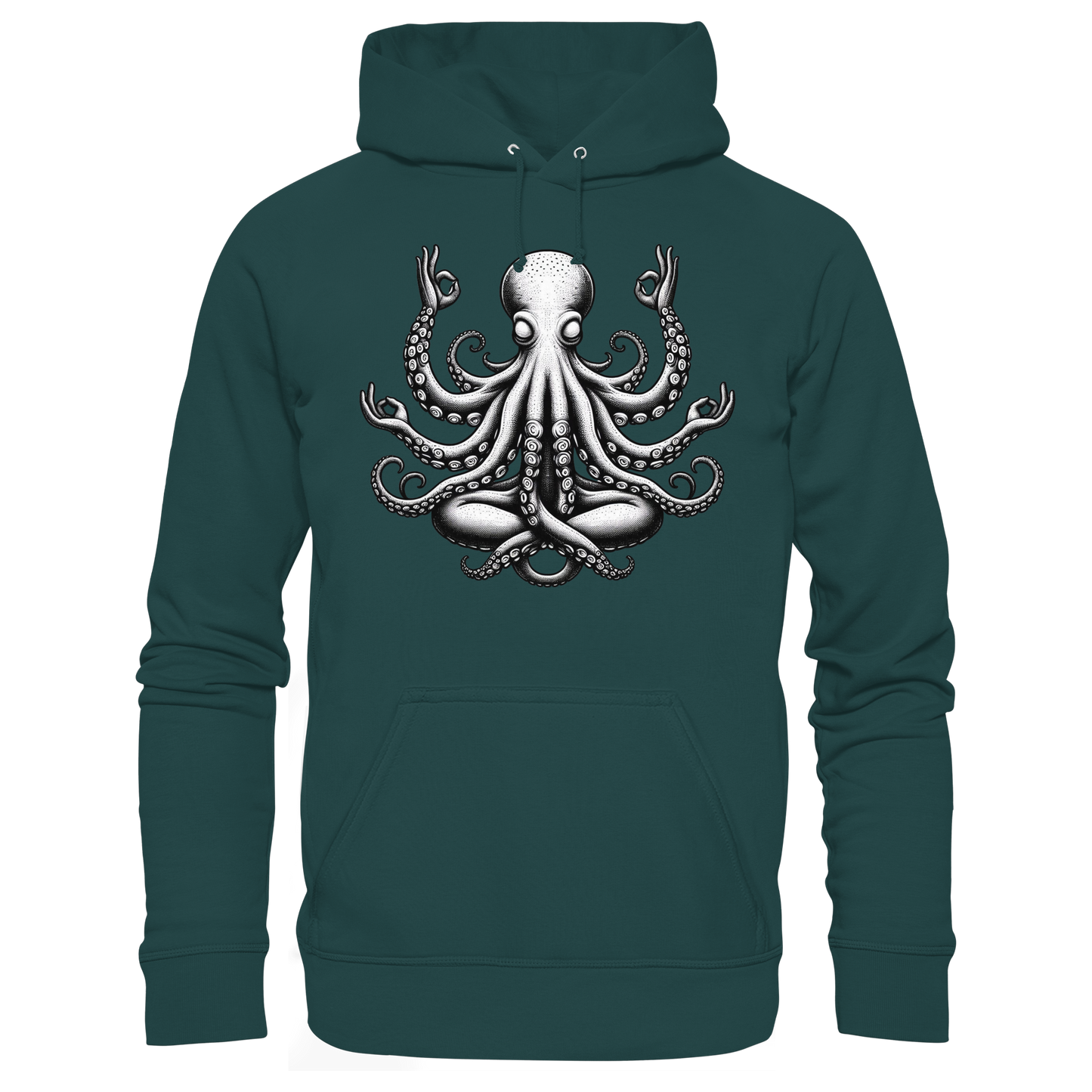 Oktopus in Meditation - Organic Hoodie