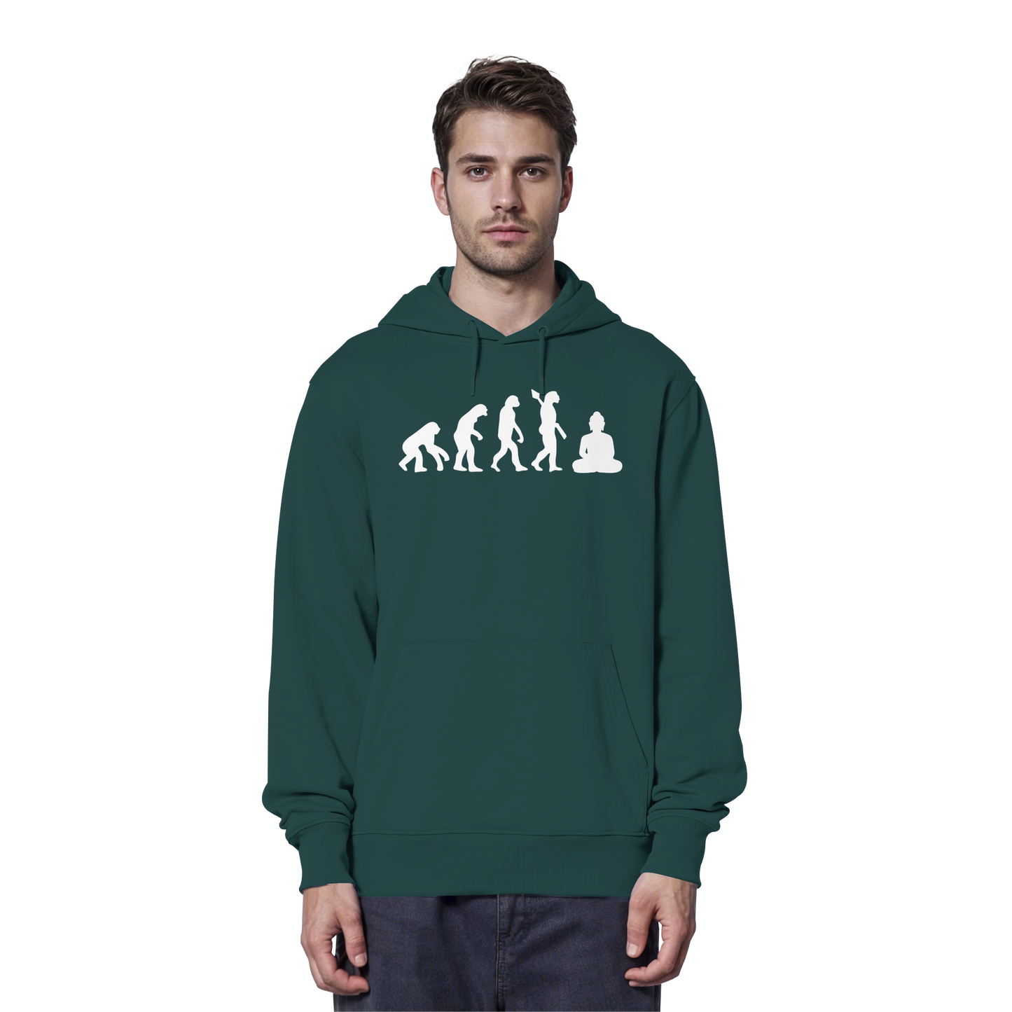 Evolution Buddha - Organic Hoodie