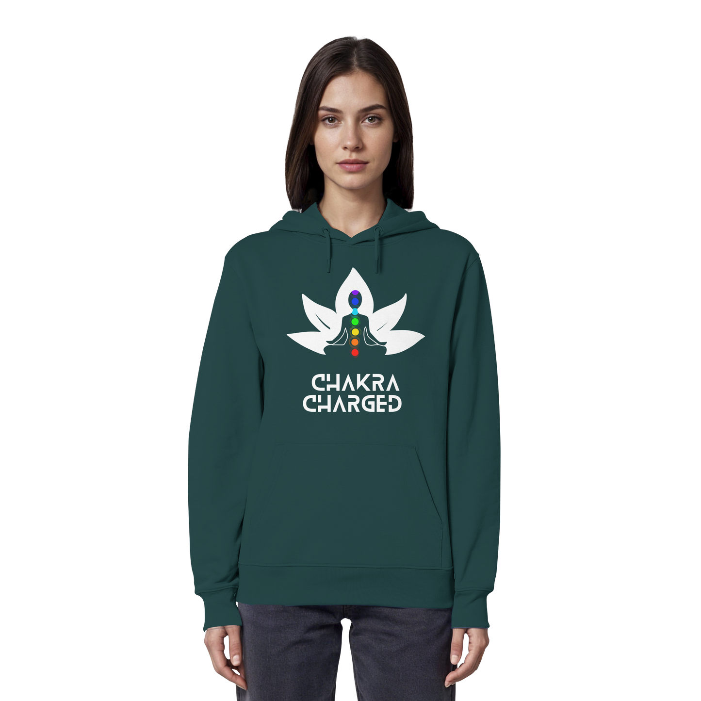 Chakra Charged Lotus - Organic Hoodie