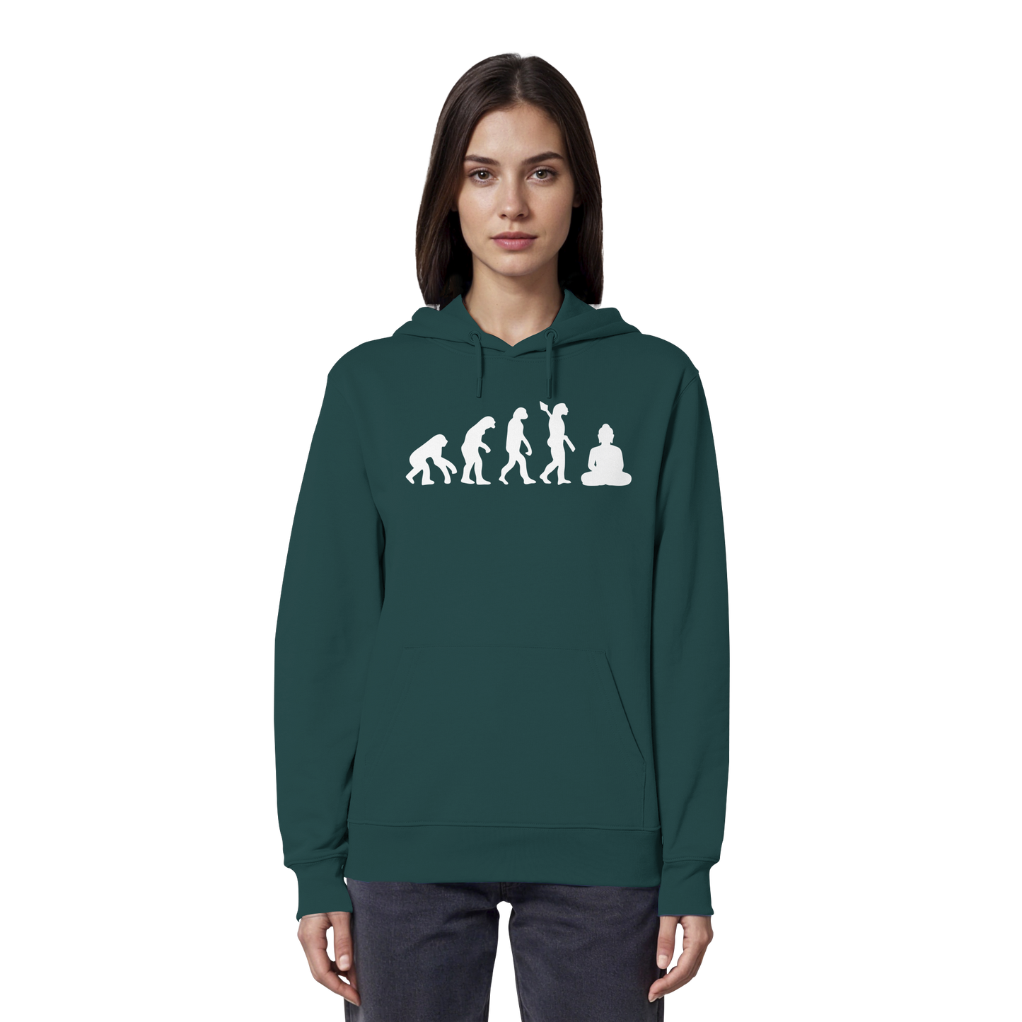 Evolution Buddha - Organic Hoodie