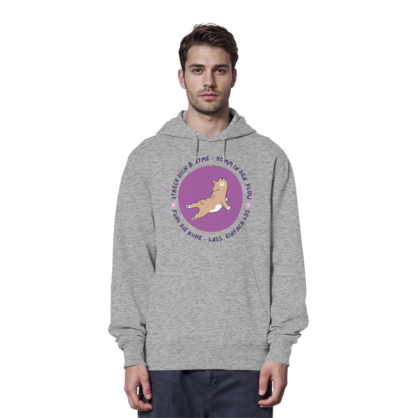 Yoga Frenchie  - Organic Hoodie