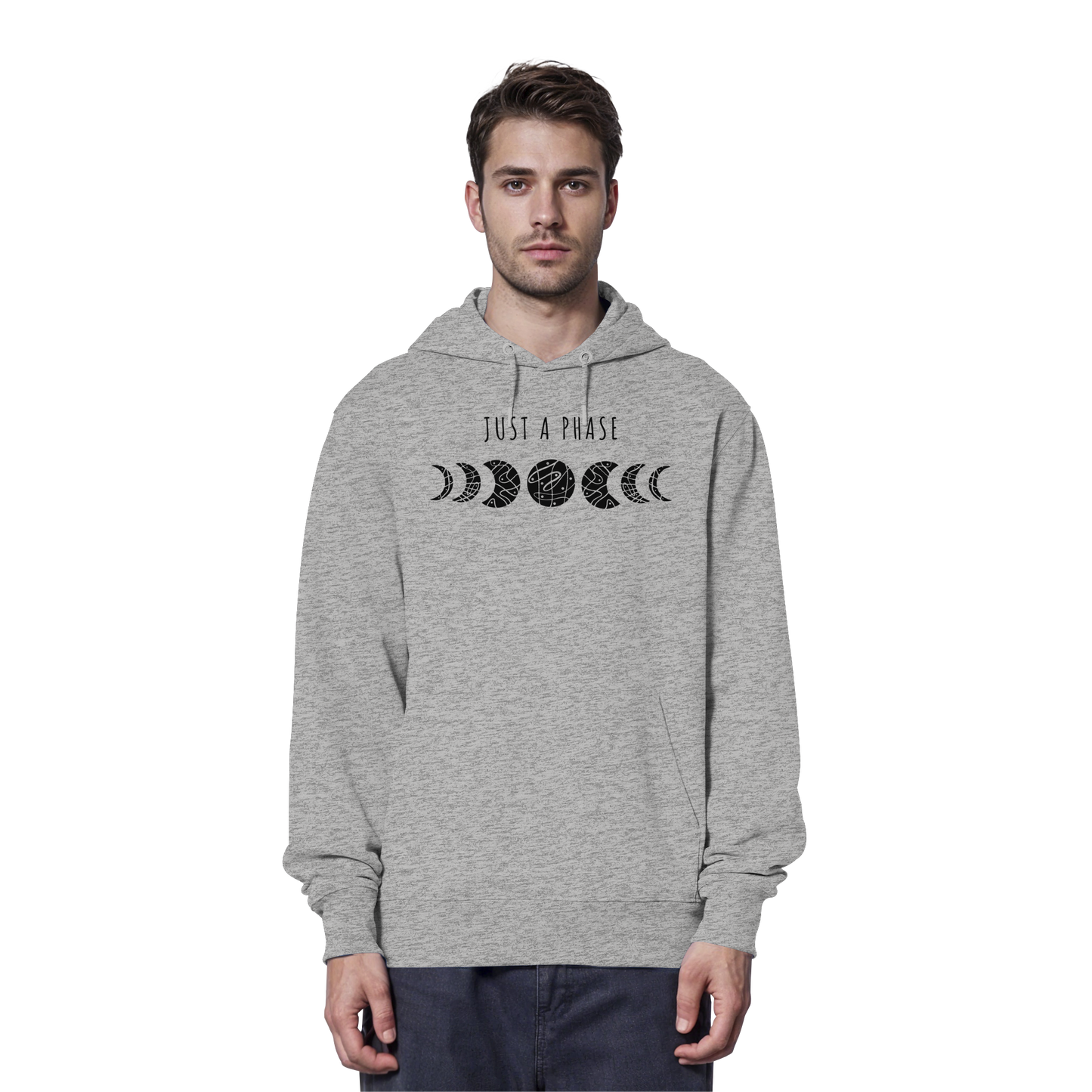 Just a Phase Mondphasen - Organic Hoodie