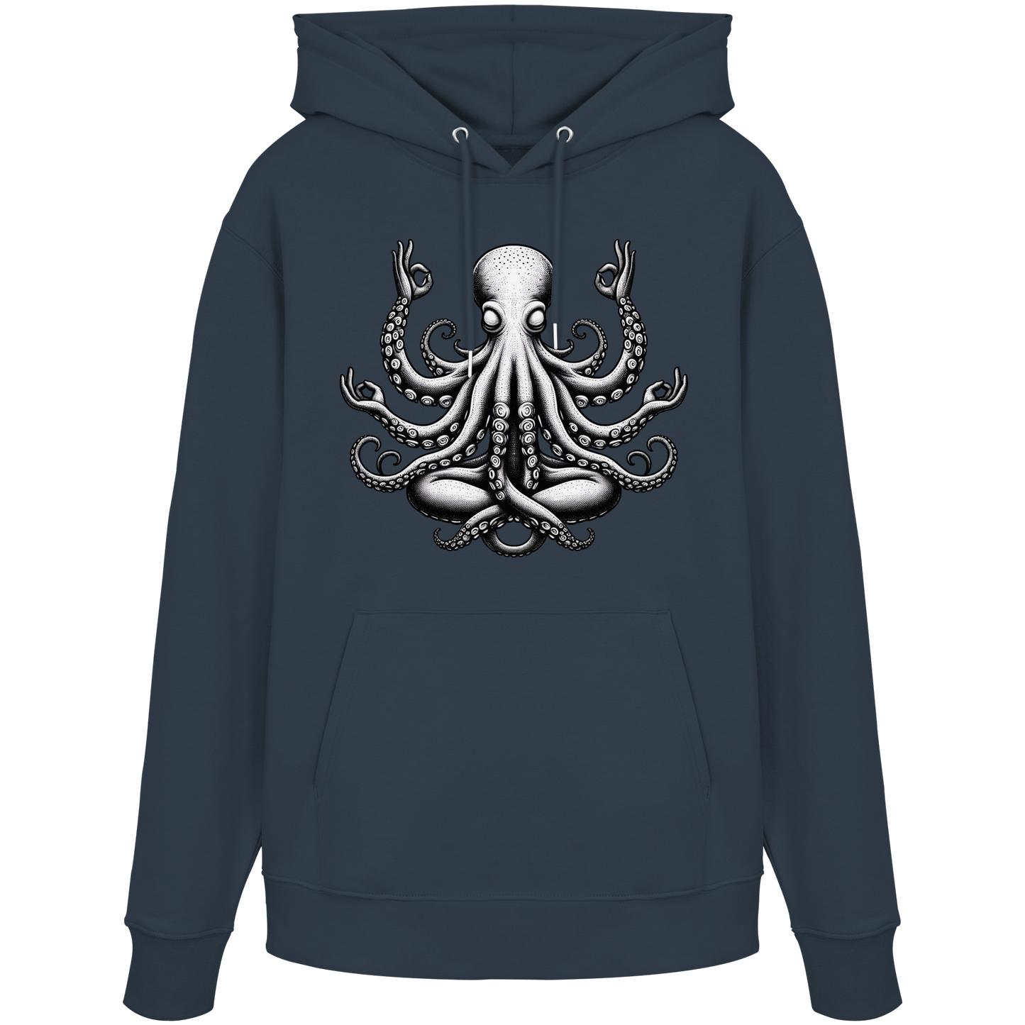 Oktopus in Meditation - Organic Hoodie