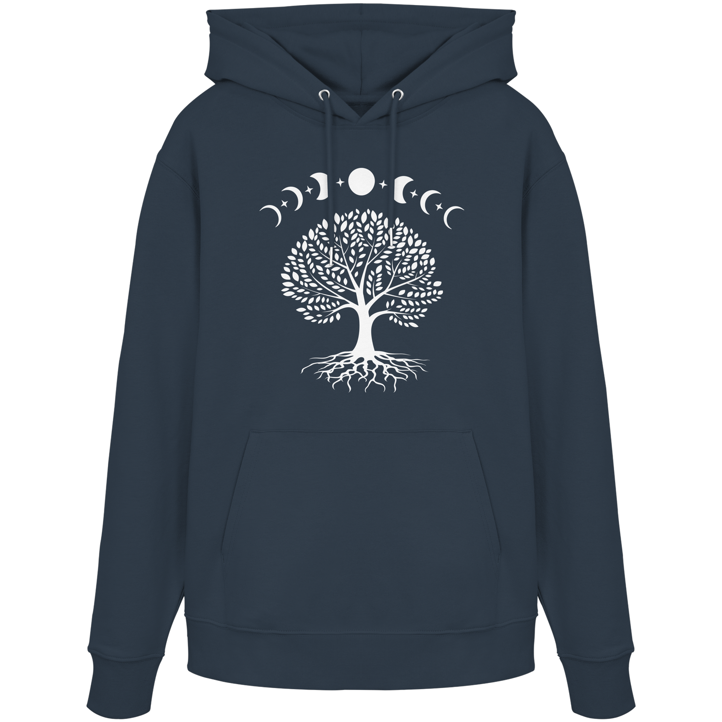Mondphasen Lebensbaum - Organic Hoodie