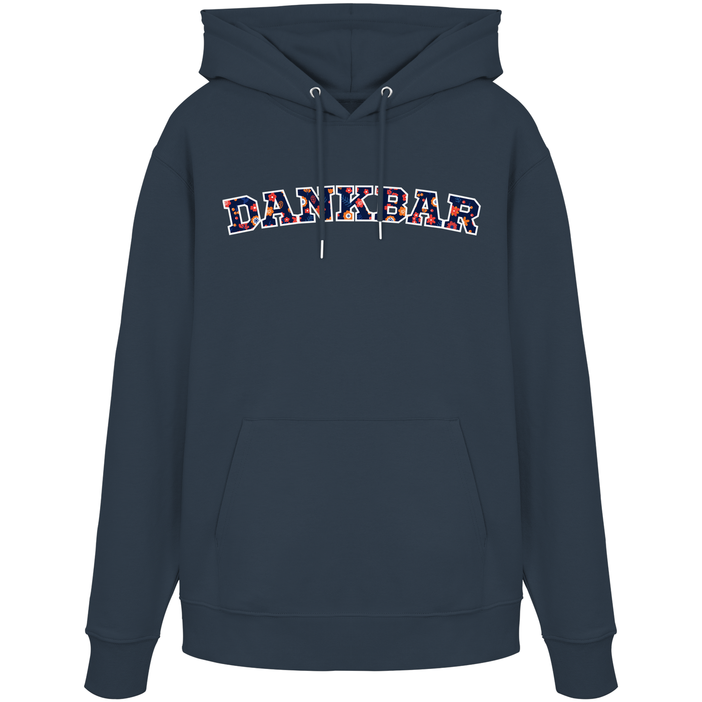 DANKBAR Floral Pattern - Organic Hoodie