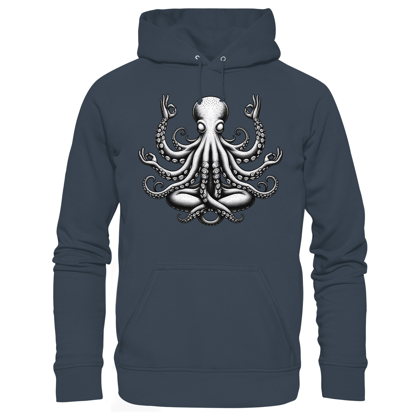 Oktopus in Meditation - Organic Hoodie