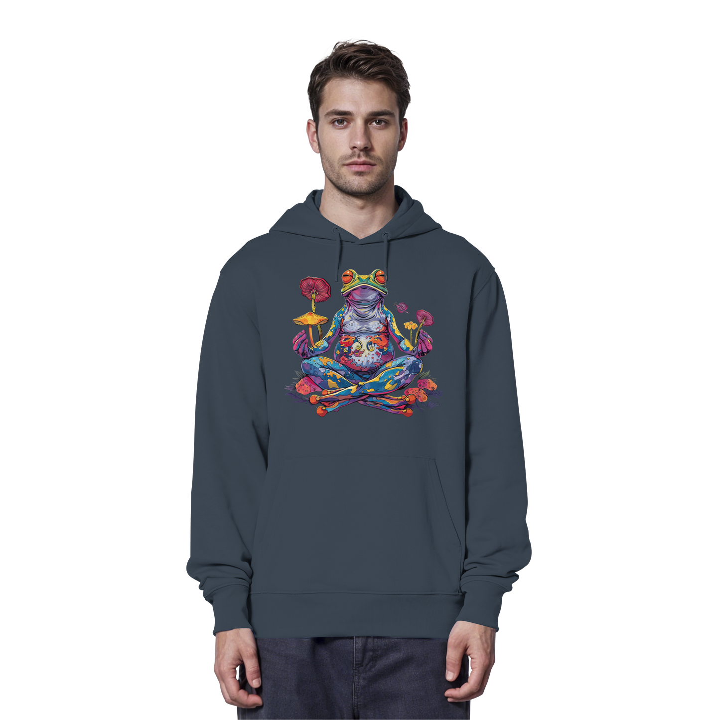 Spiritueller Frosch - Organic Hoodie