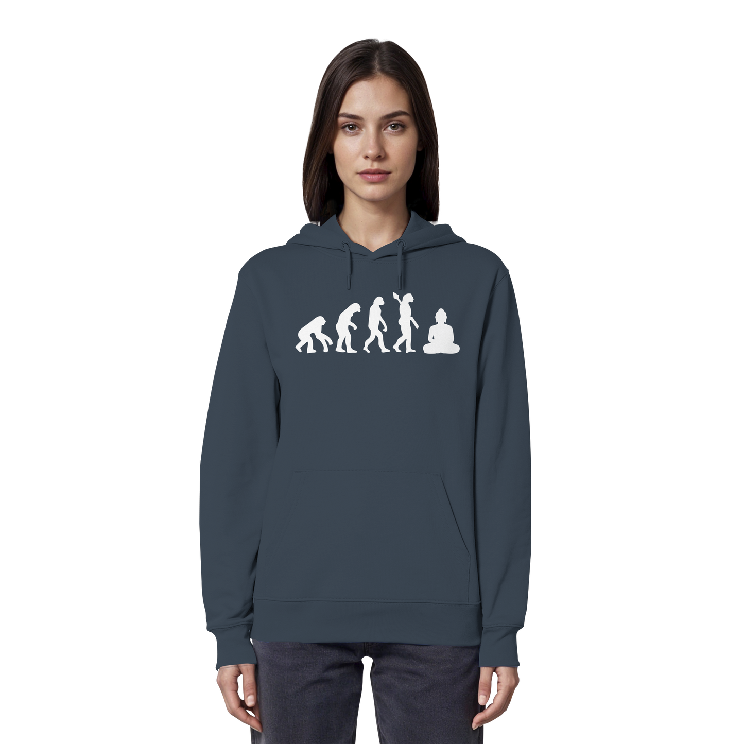 Evolution Buddha - Organic Hoodie
