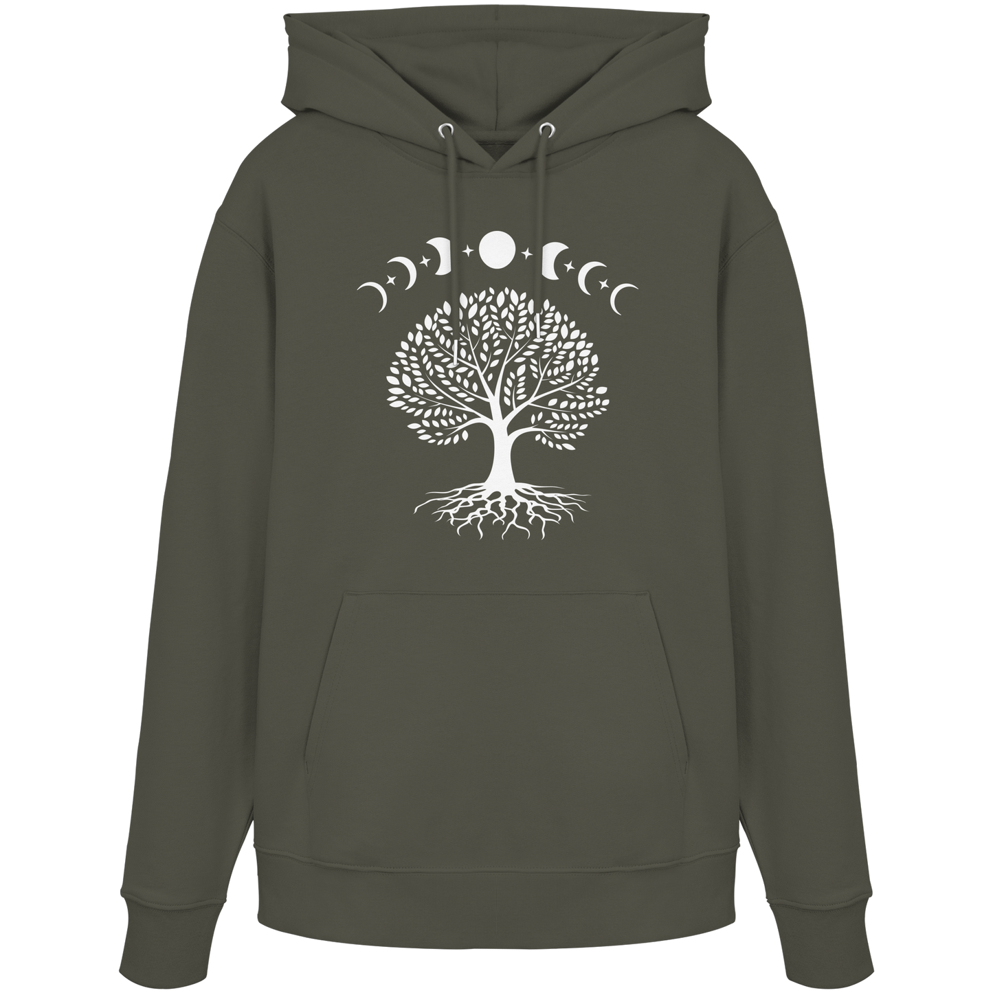 Mondphasen Lebensbaum - Organic Hoodie