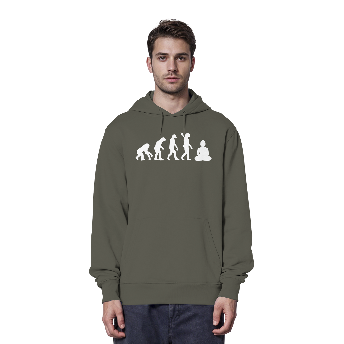 Evolution Buddha - Organic Hoodie
