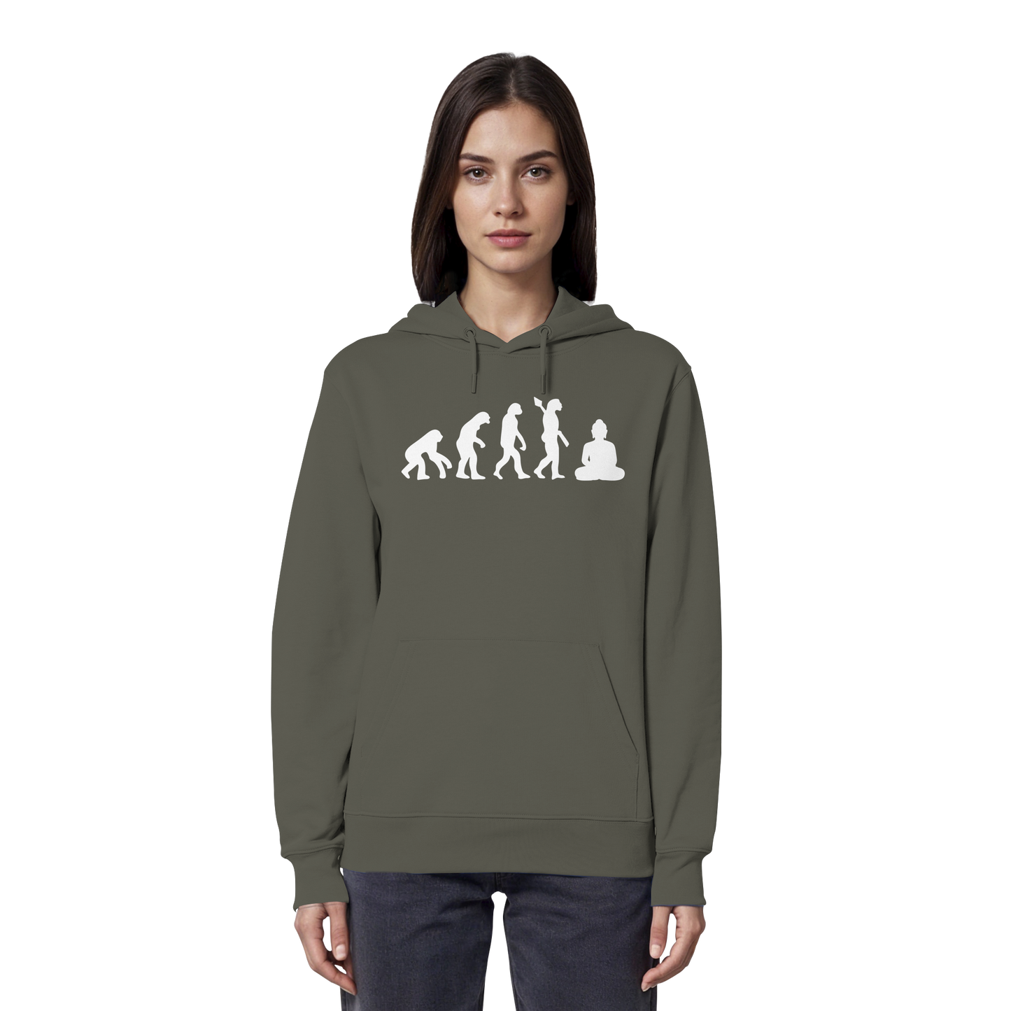 Evolution Buddha - Organic Hoodie