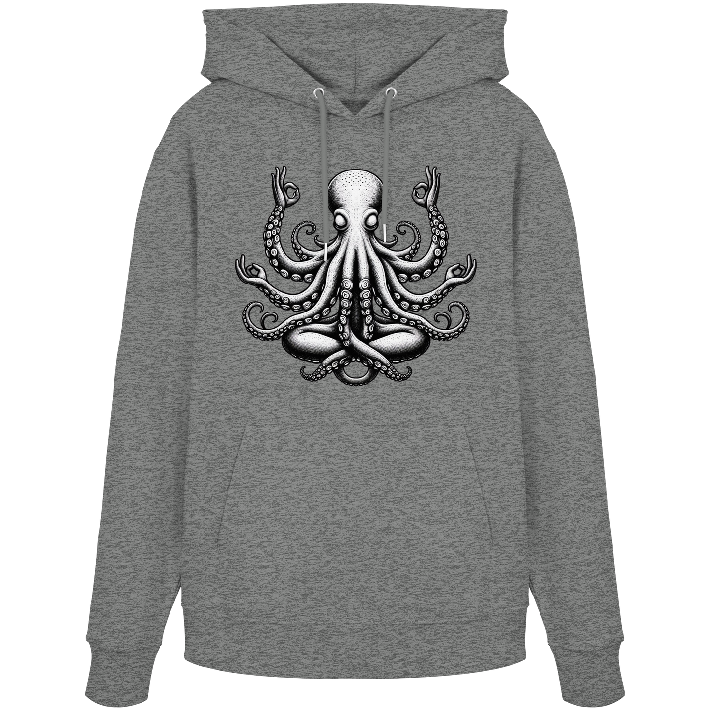 Oktopus in Meditation - Organic Hoodie