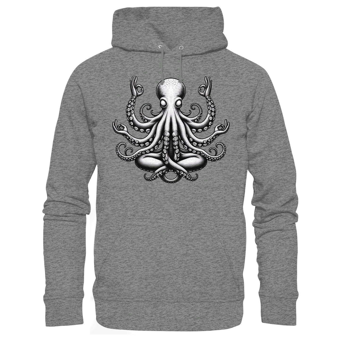 Oktopus in Meditation - Organic Hoodie