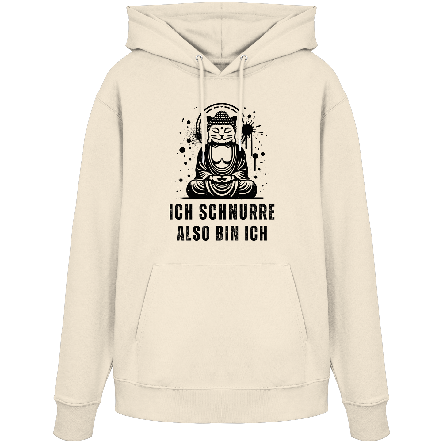Ich schnurre also bin ich - Organic Hoodie