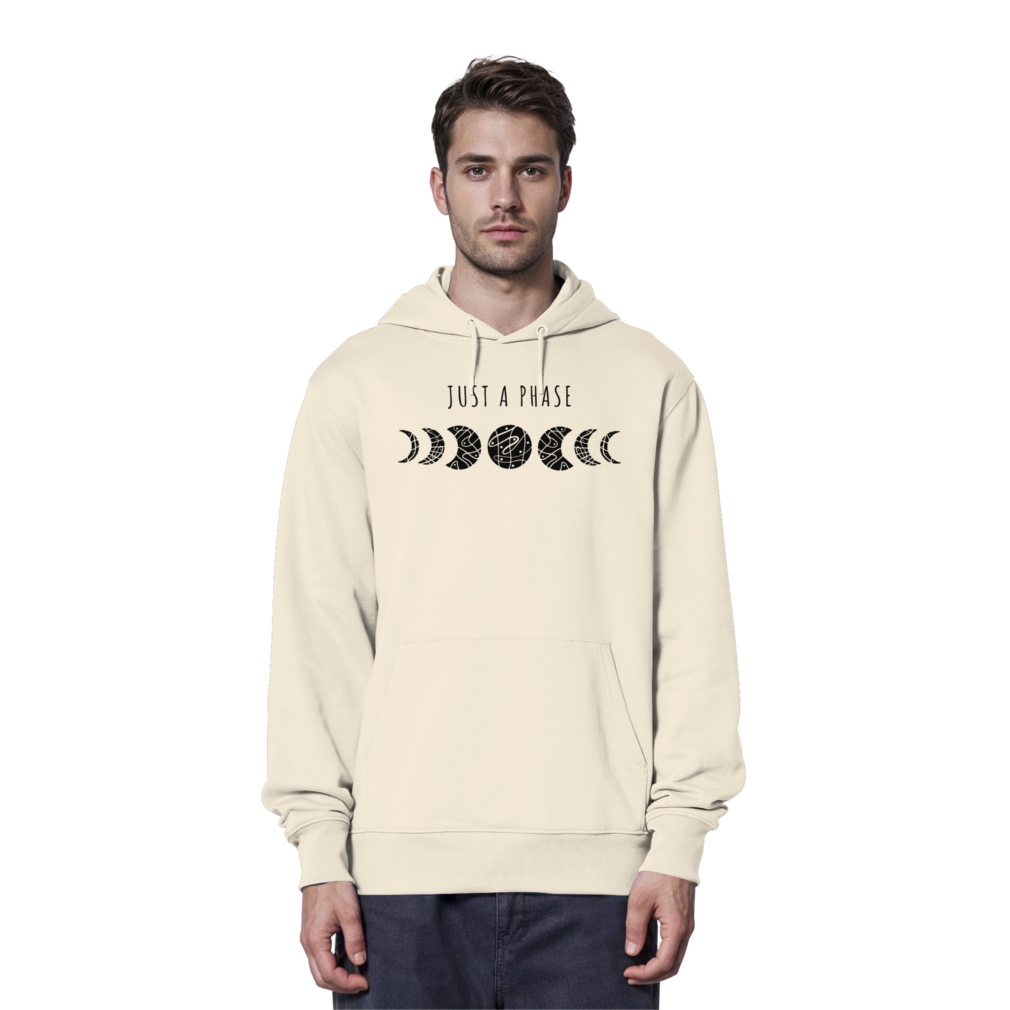 Just a Phase Mondphasen - Organic Hoodie