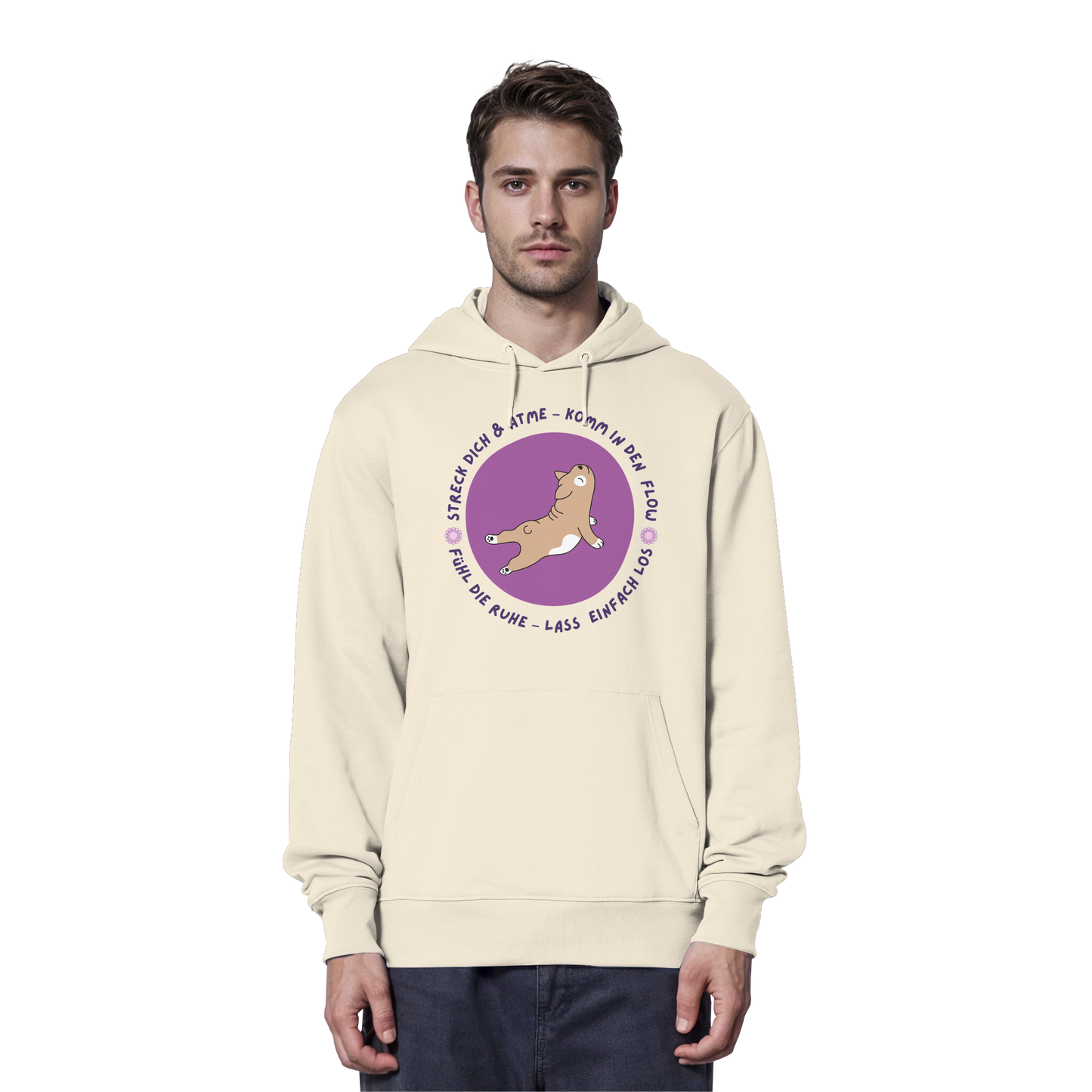 Yoga Frenchie  - Organic Hoodie