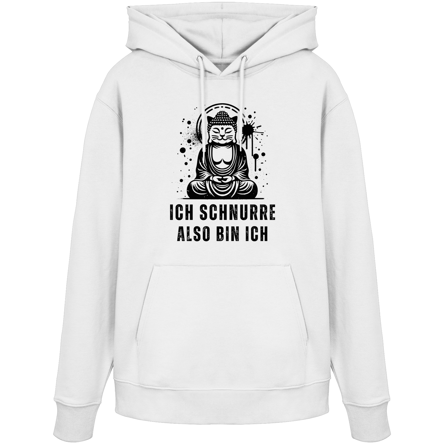 Ich schnurre also bin ich - Organic Hoodie