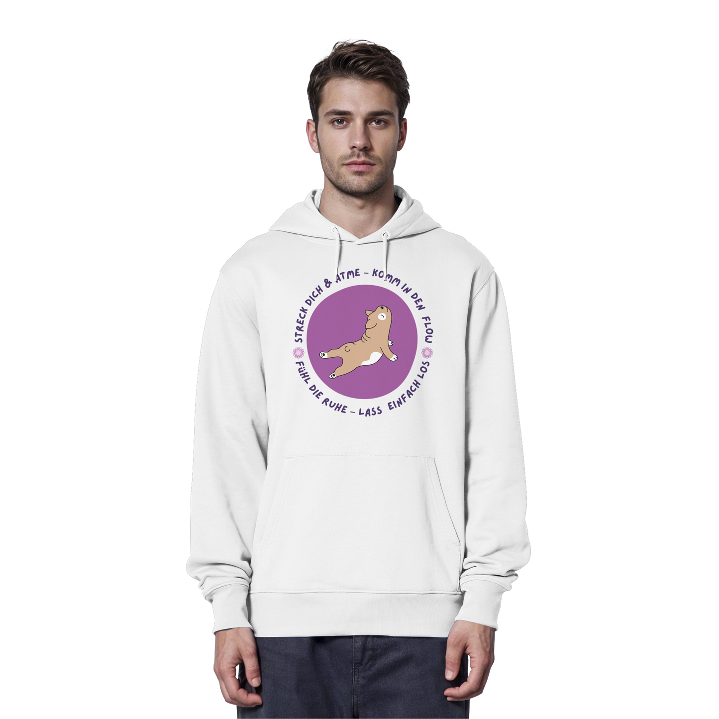 Yoga Frenchie  - Organic Hoodie