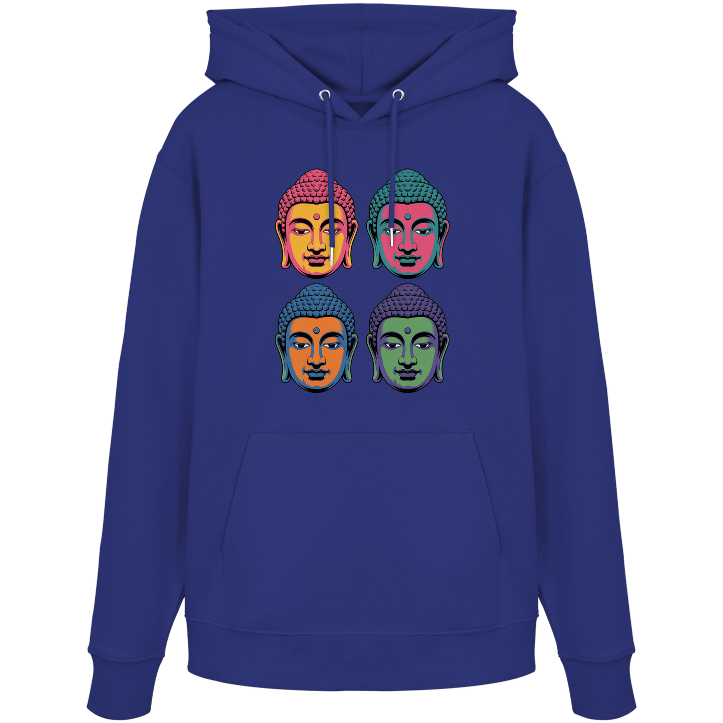 Buddha Köpfe Pop Art - Organic Hoodie