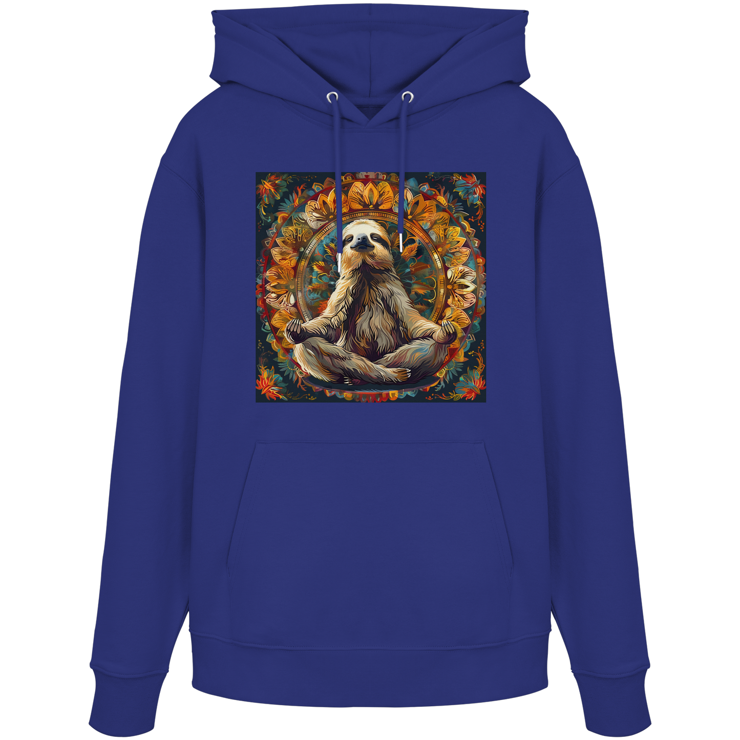 Meditierendes Faultier - Organic Hoodie