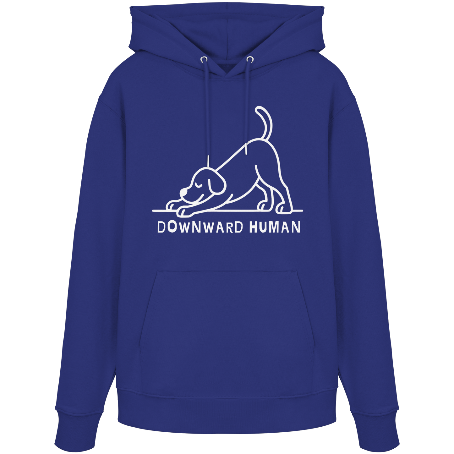 Downward Human Yoga Dog - Organic Hoodie