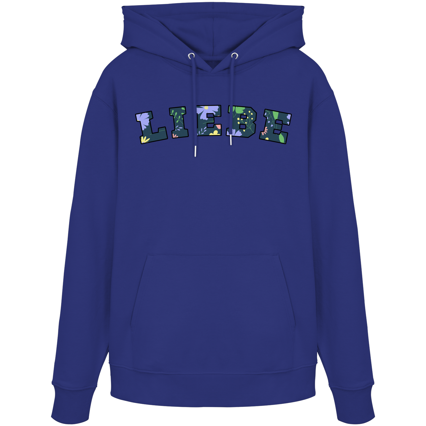 Liebe Floral Pattern - Organic Hoodie