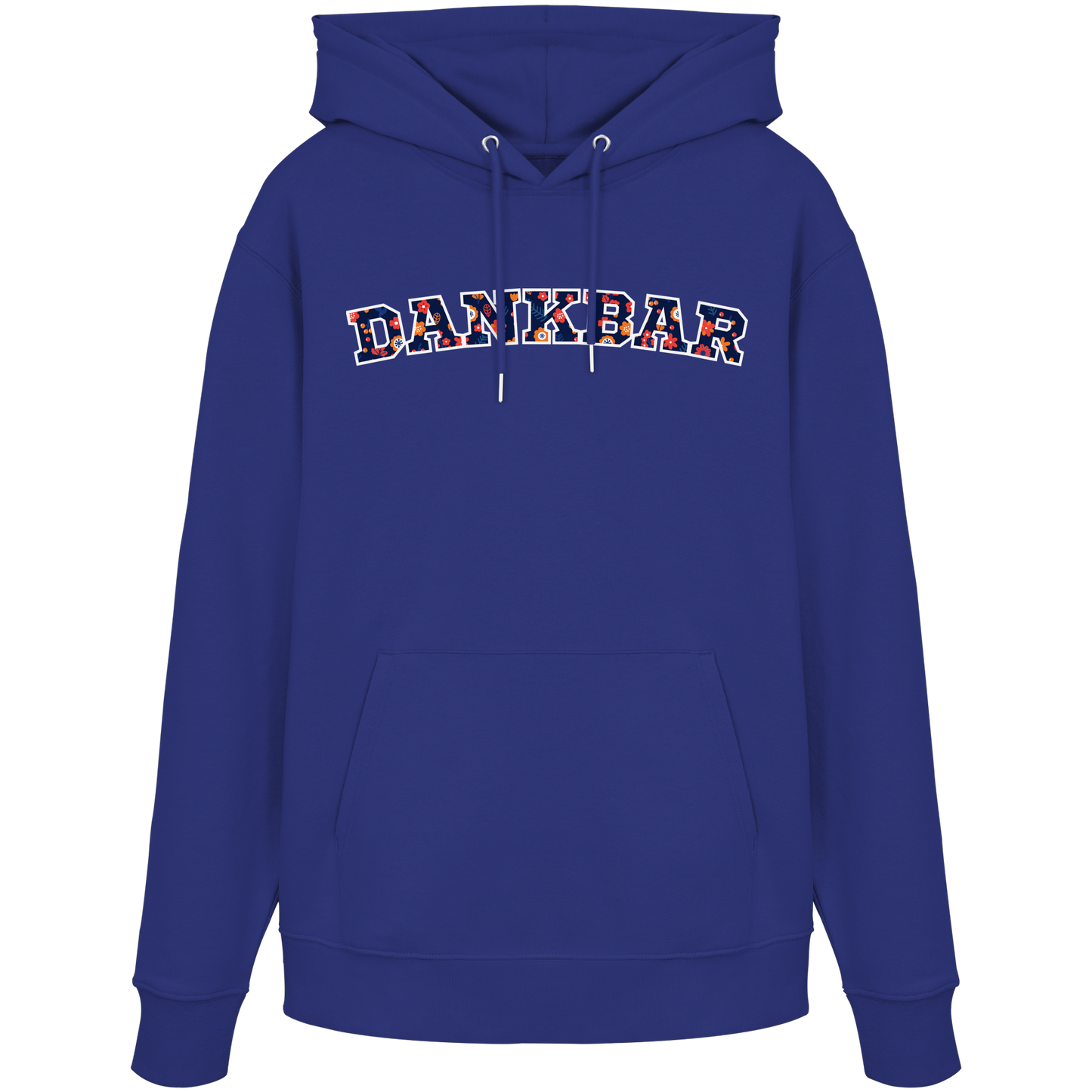 DANKBAR Floral Pattern - Organic Hoodie