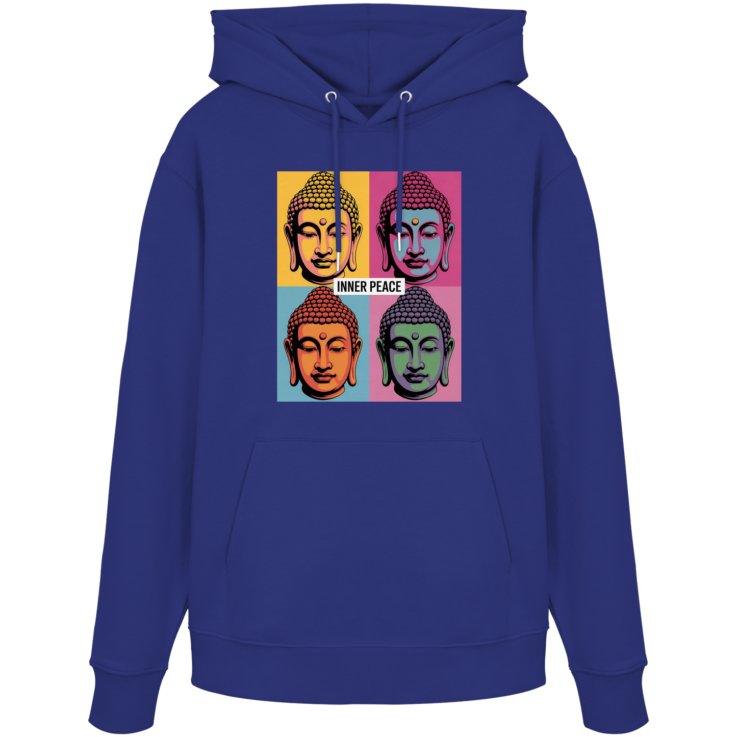 Inner Peace Pop Art Buddha - Organic Hoodie