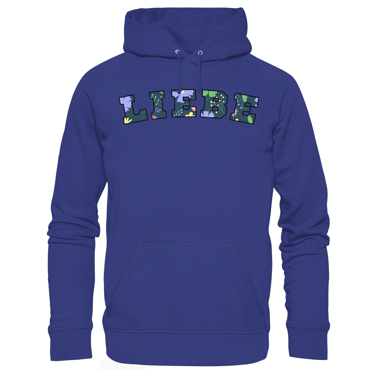 Liebe Floral Pattern - Organic Hoodie
