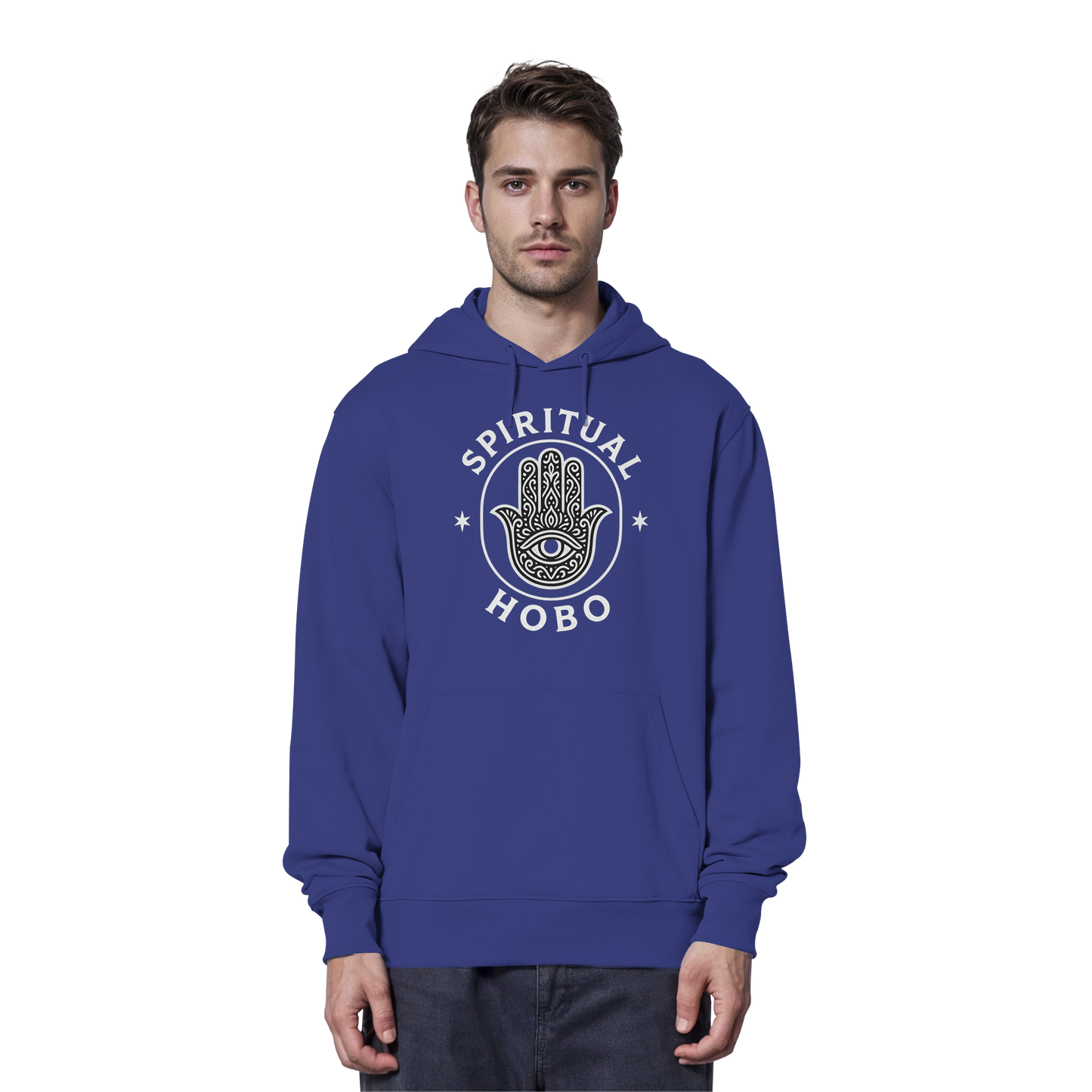 Spiritual Hobo Hamsa - Organic Hoodie