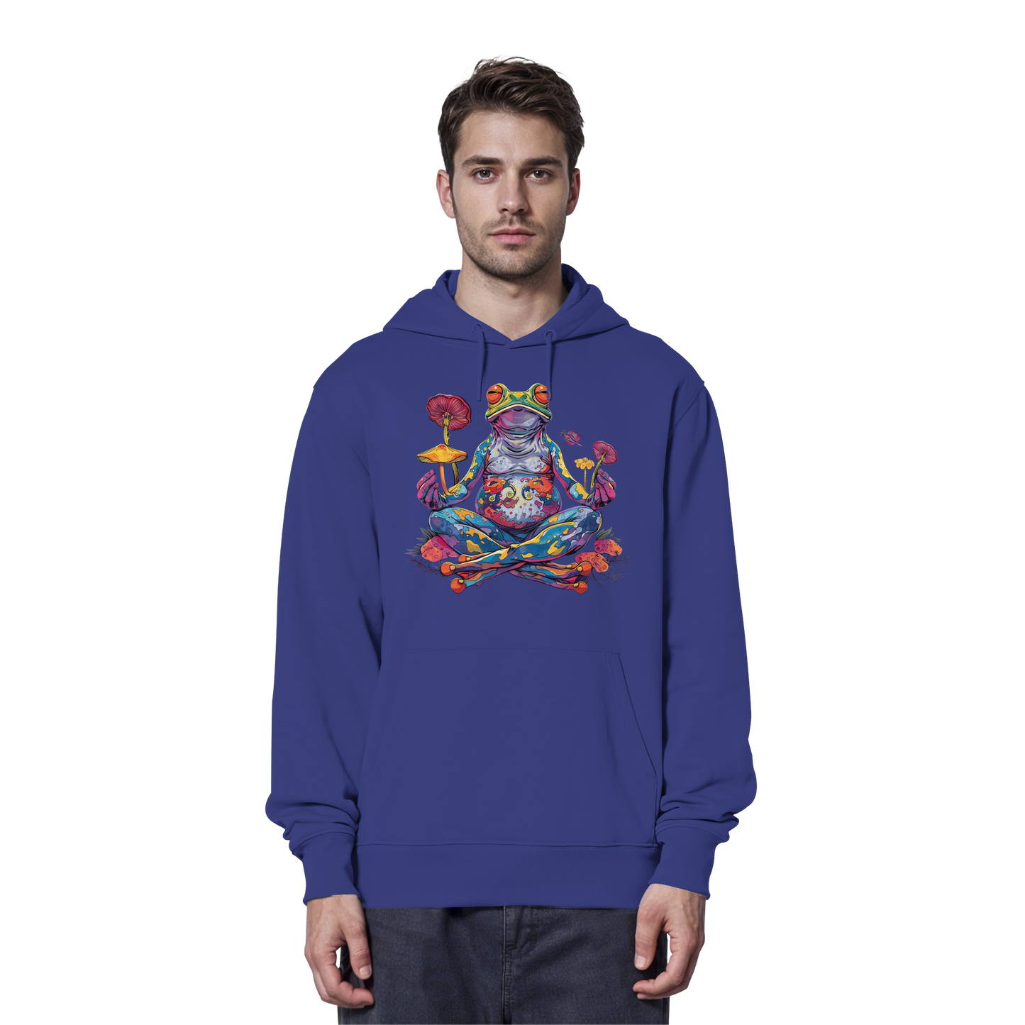 Spiritueller Frosch - Organic Hoodie