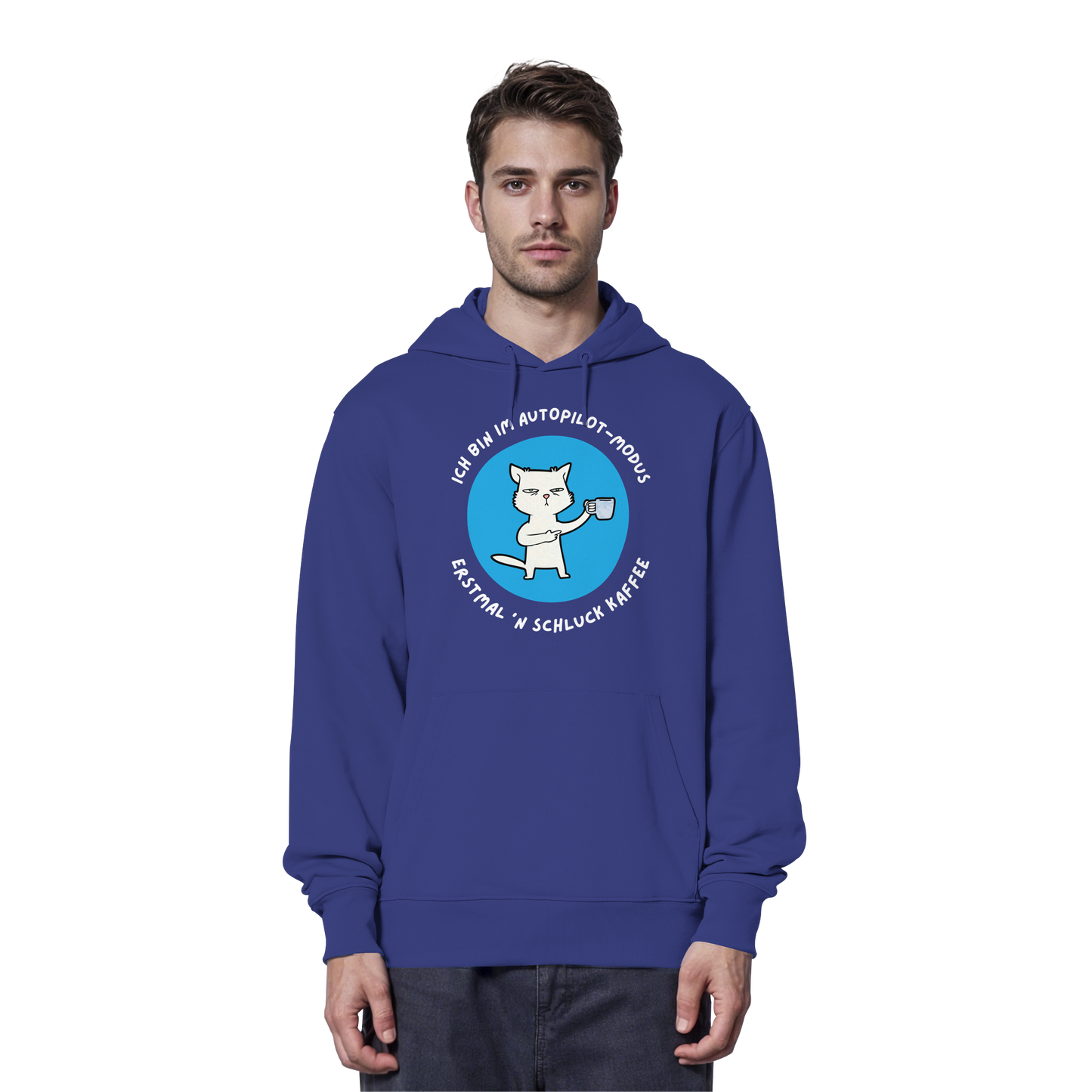 Kaffee Katze - Organic Hoodie