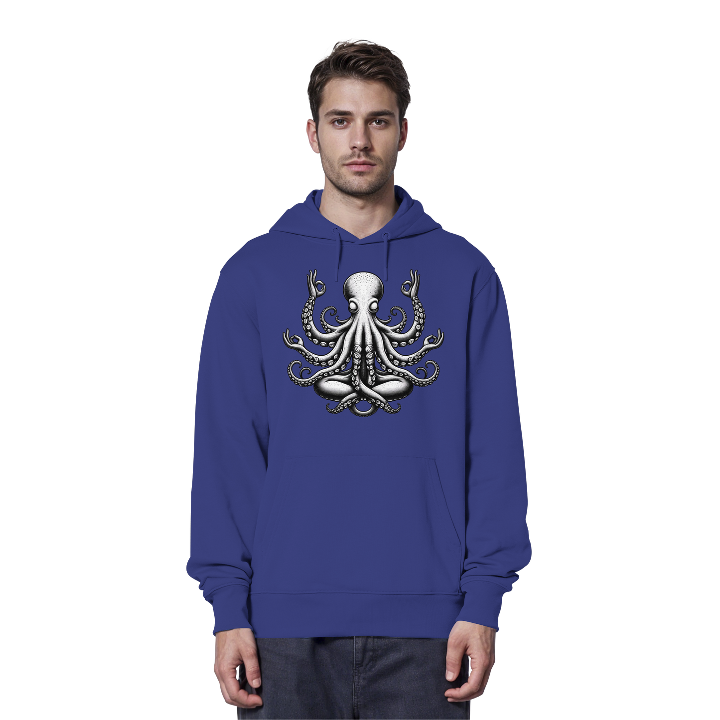 Oktopus in Meditation - Organic Hoodie