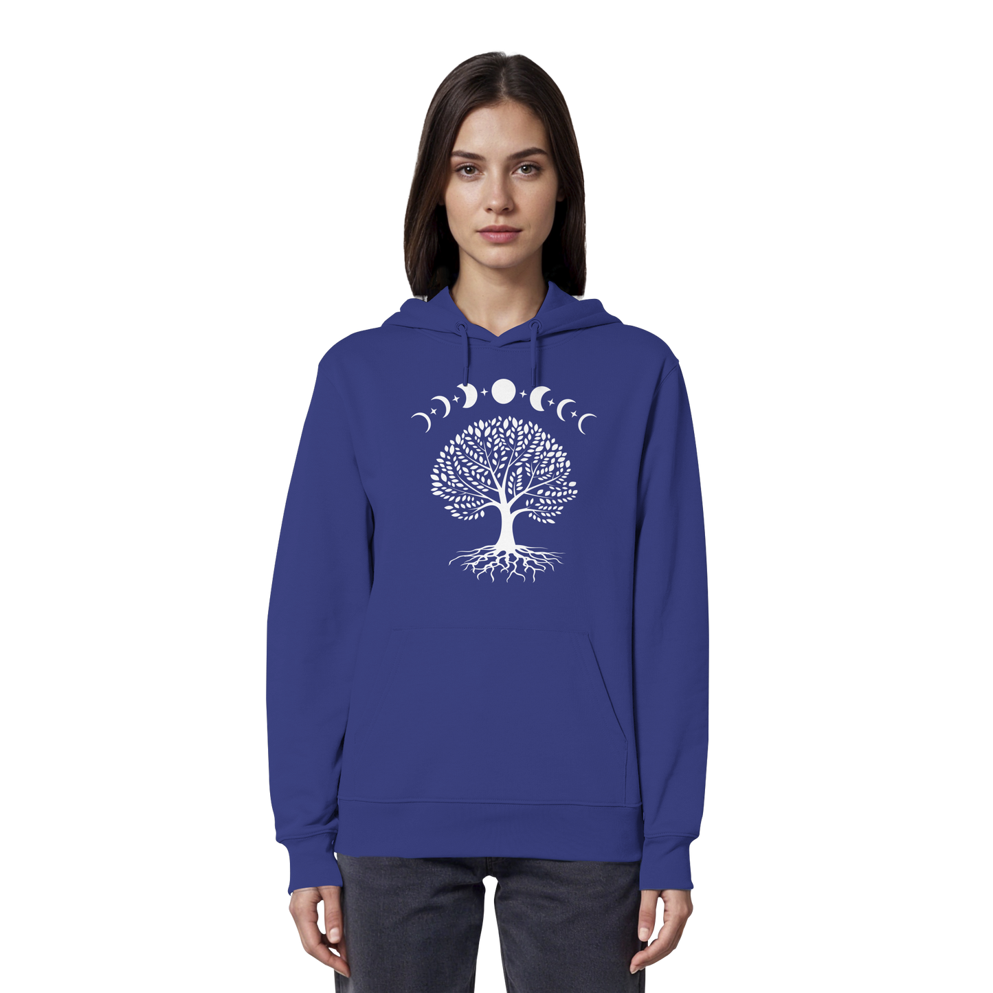 Mondphasen Lebensbaum - Organic Hoodie