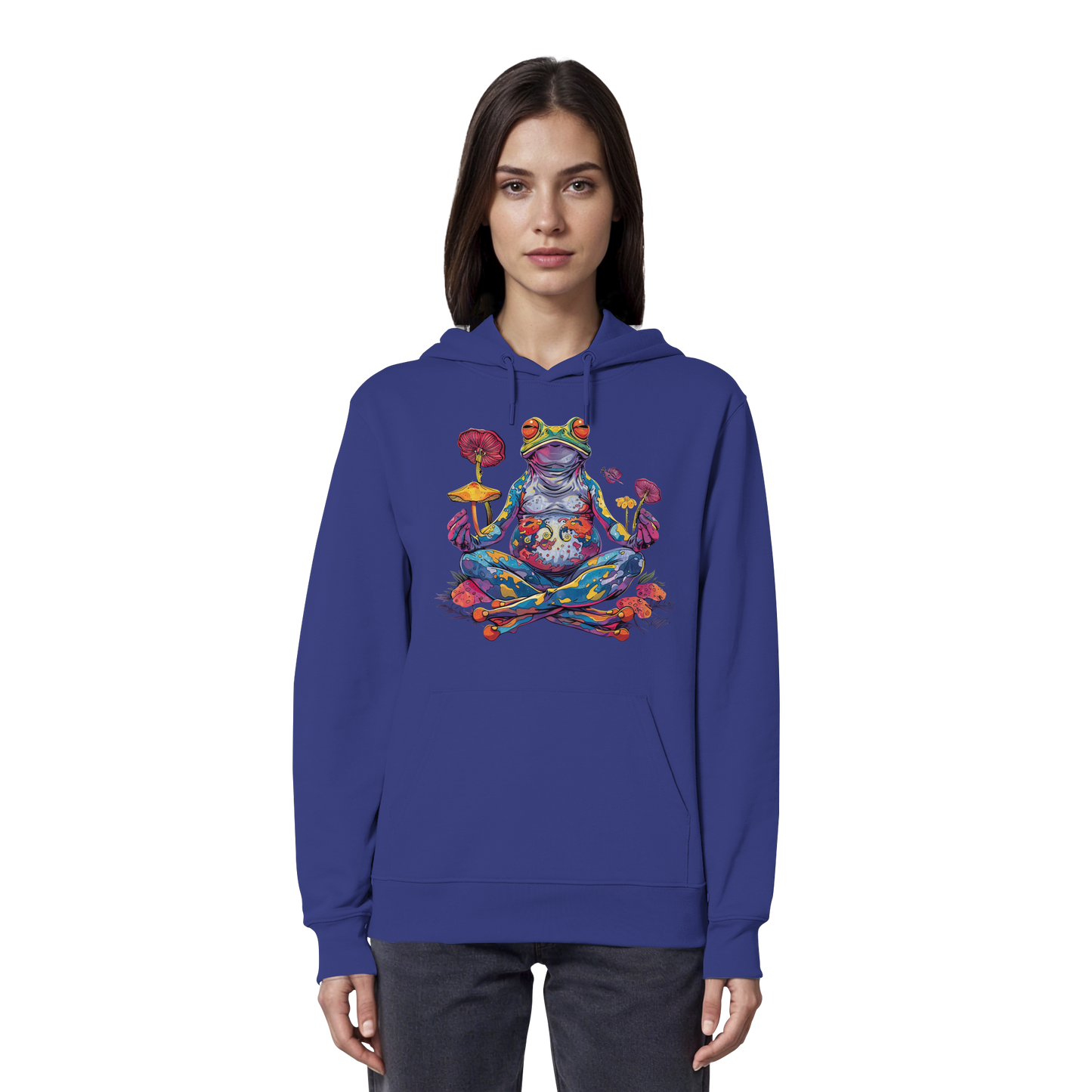 Spiritueller Frosch - Organic Hoodie