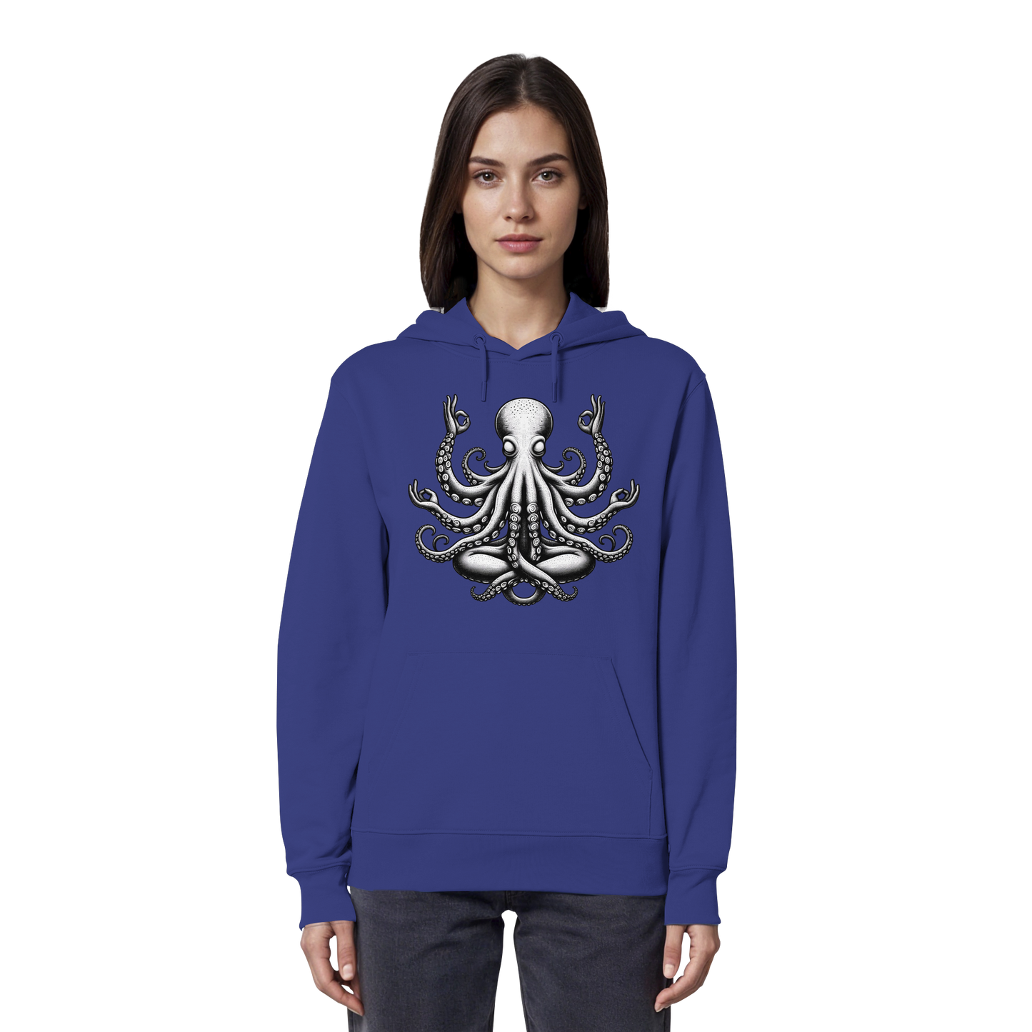 Oktopus in Meditation - Organic Hoodie