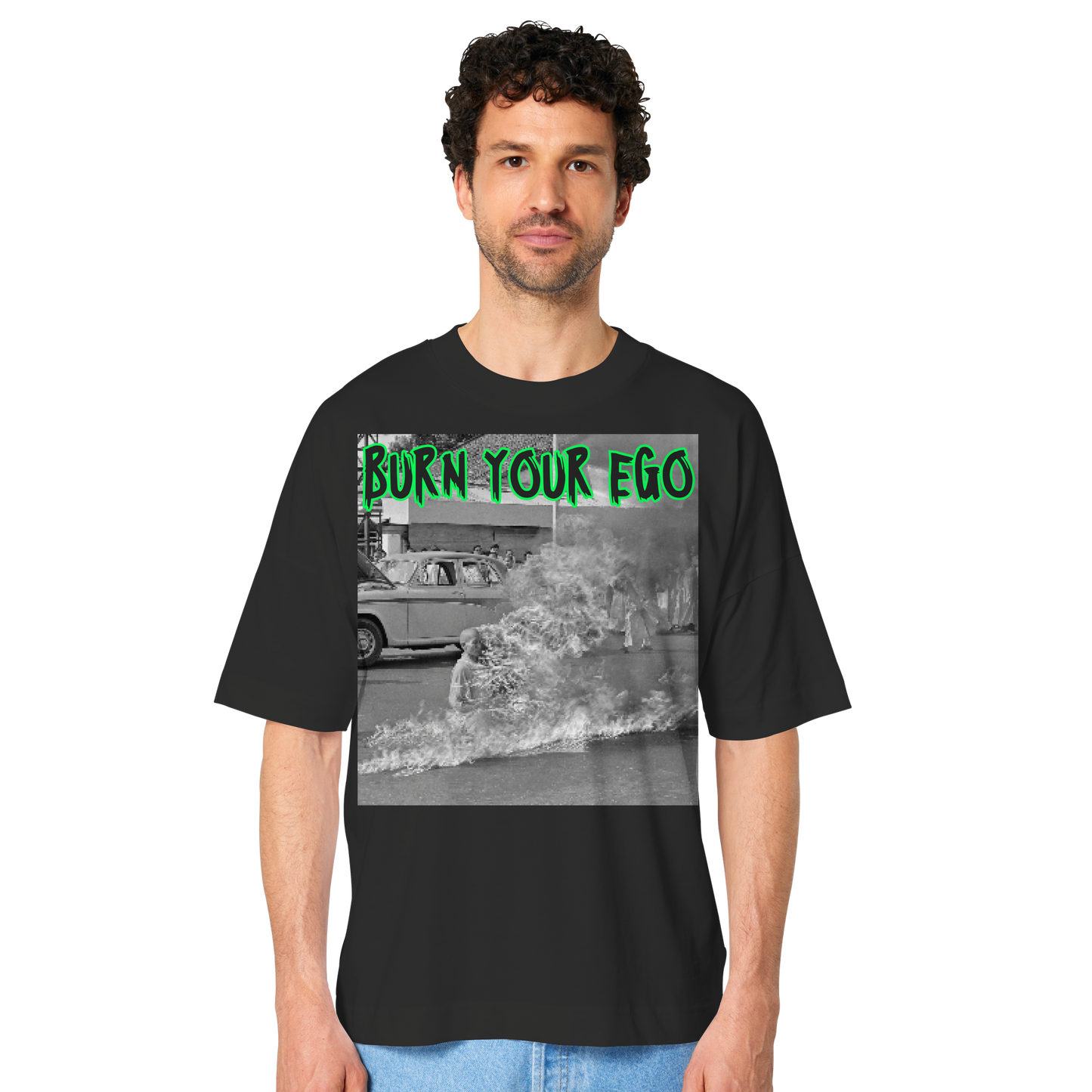 Burn Your Ego - Organic Oversize Shirt