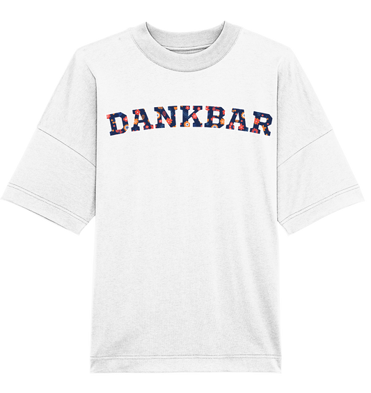 DANKBAR Floral Pattern - Organic Oversize Shirt