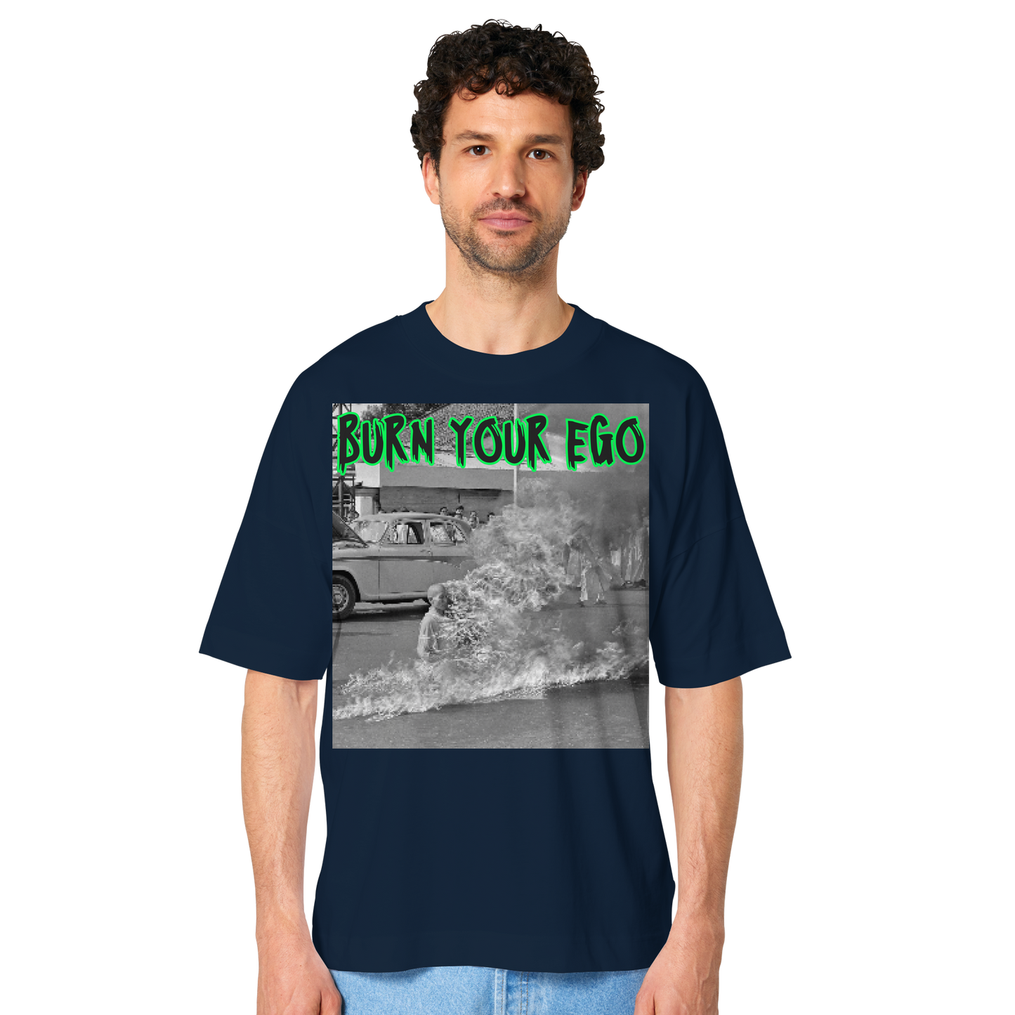 Burn Your Ego - Organic Oversize Shirt