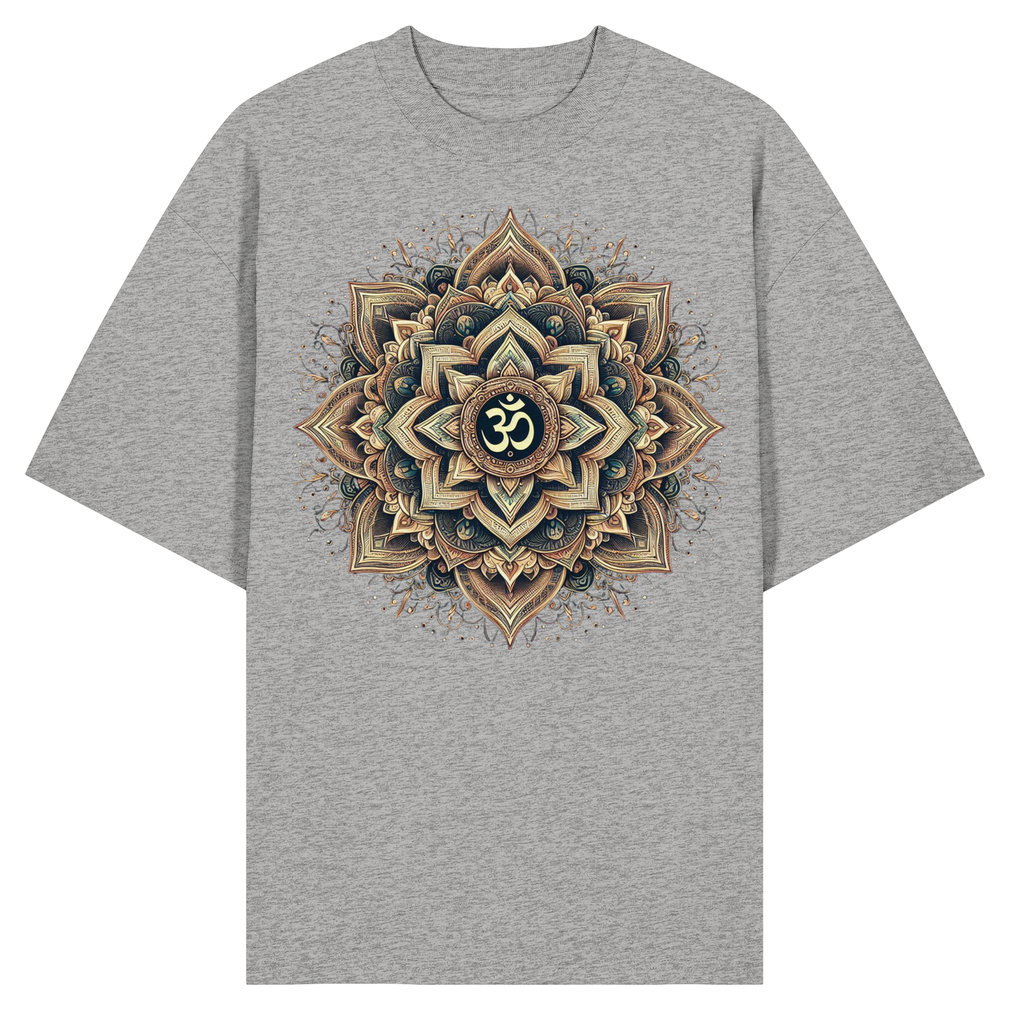 Boho Mandala mit Om - Organic Oversize Shirt