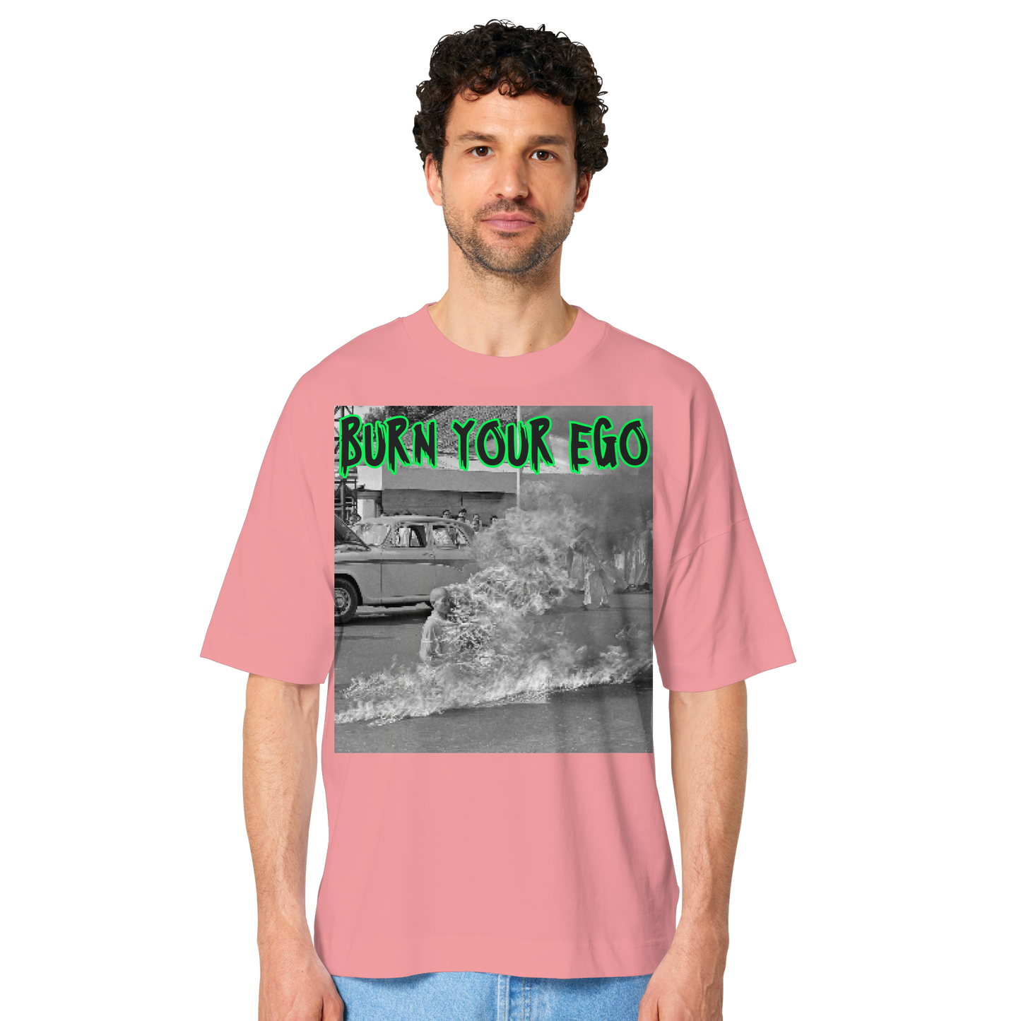 Burn Your Ego - Organic Oversize Shirt