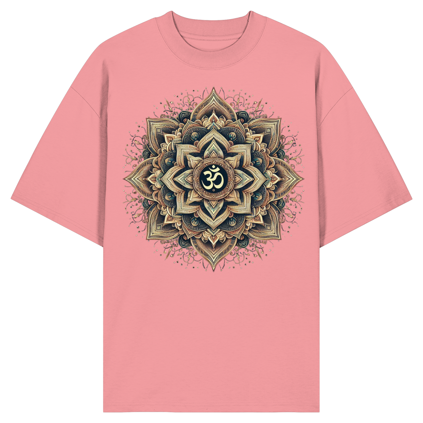 Boho Mandala mit Om - Organic Oversize Shirt