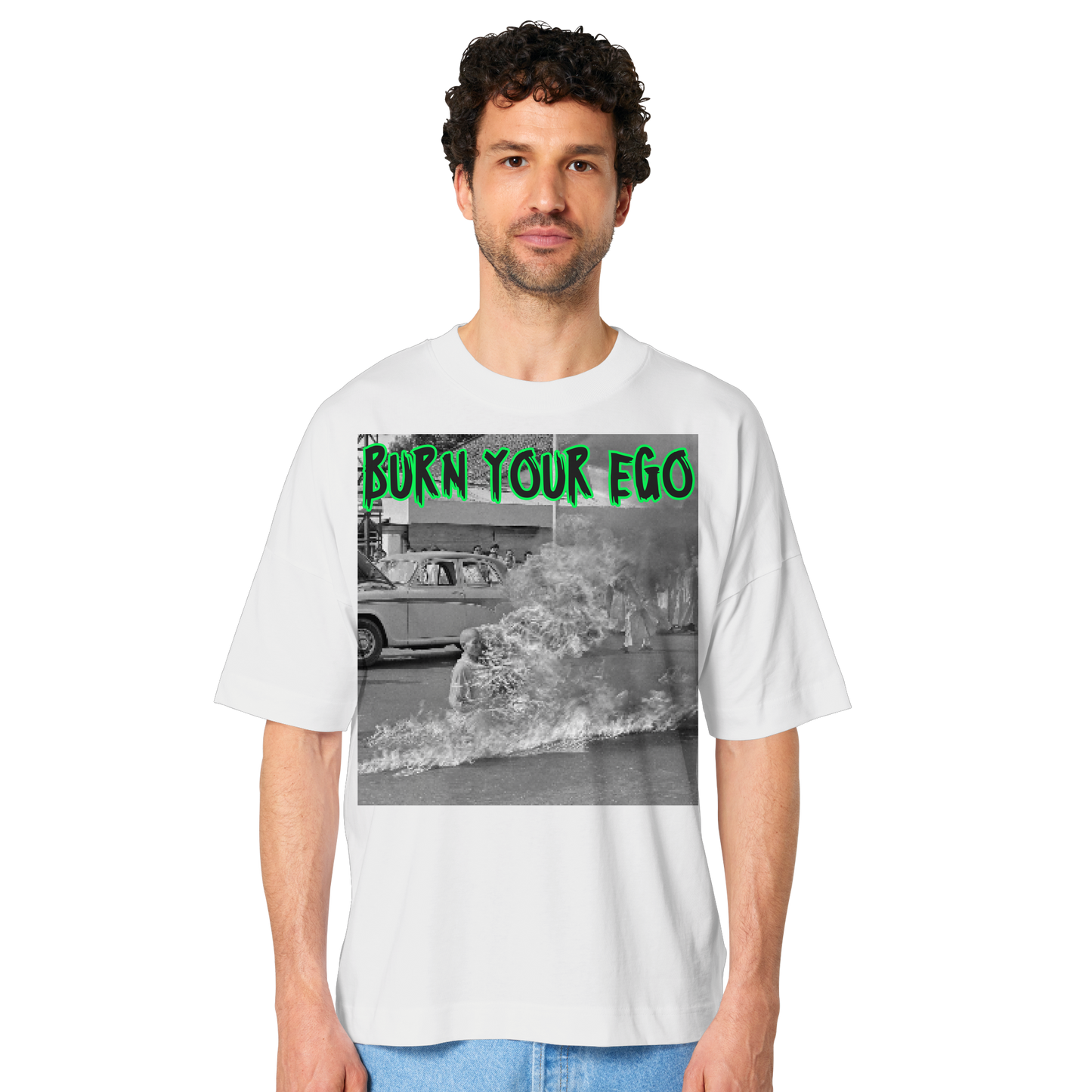 Burn Your Ego - Organic Oversize Shirt