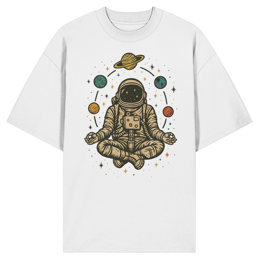 Meditierender Astronaut Zen - Organic Oversize Shirt