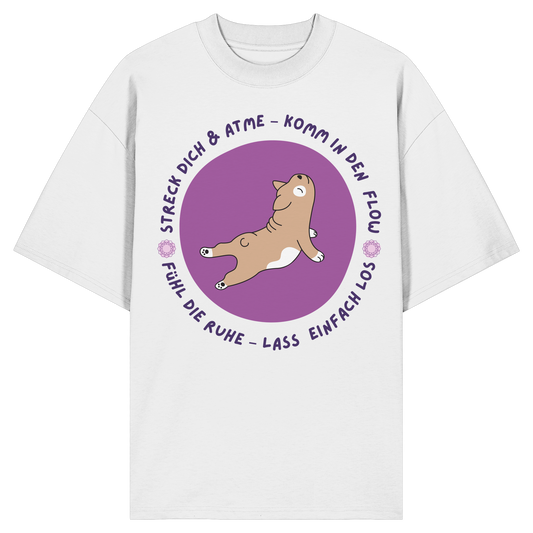 Yoga Frenchie  - Organic Oversize Shirt